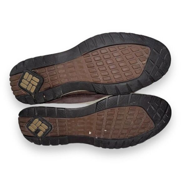 Columbia Three Passes Brown Leather Chukka Boots YM5290-248 Men's 9.5 - Picture 7 of 10